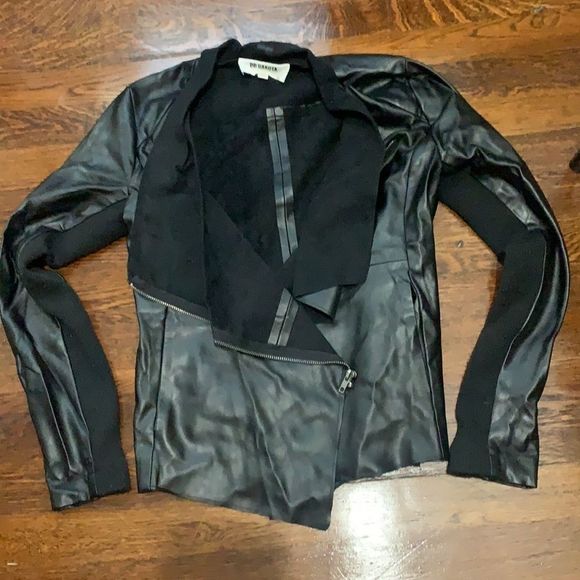 Bb Dakota Faux Leather Moto Jacket - Picture 2 of 4